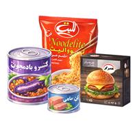 کنسرو و انواع غدا های اماده